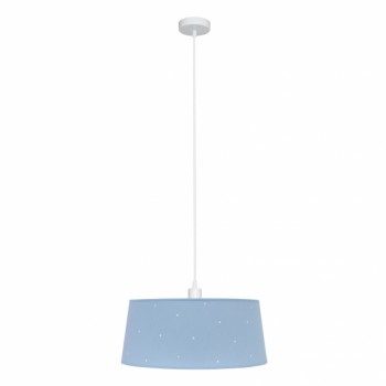Distribuidor - Lâmpadas Diversas | Colgantes Infantil | COLGANTE CONSCIENCIA 1XE27 CELESTE REGX40X40 CM Ref: 122894008